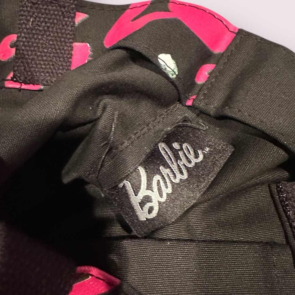Stylish Black and Pink Barbie Tote Bag - Picture 7 of 10